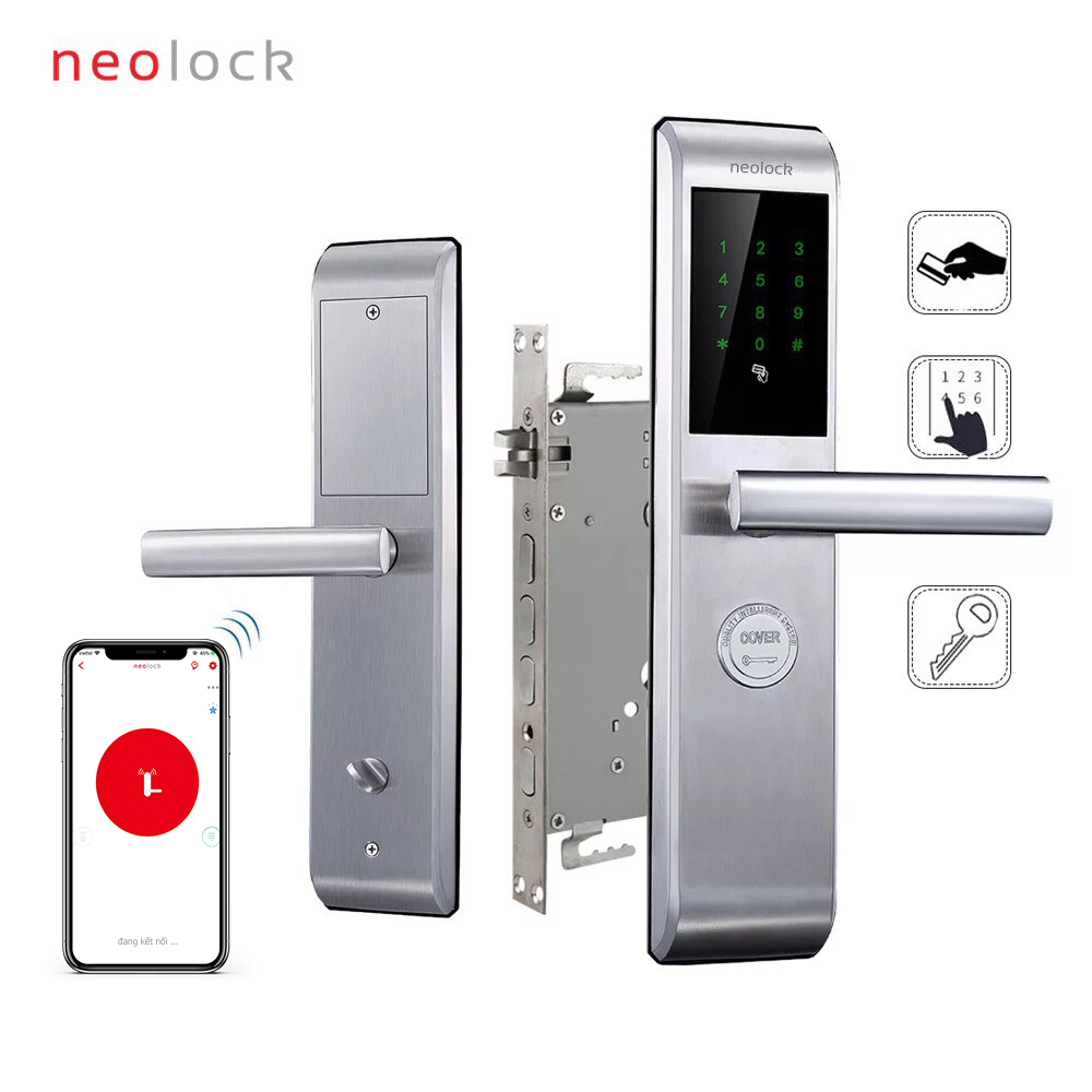 Khóa cửa từ thông minh qua APP neolock - Neo6